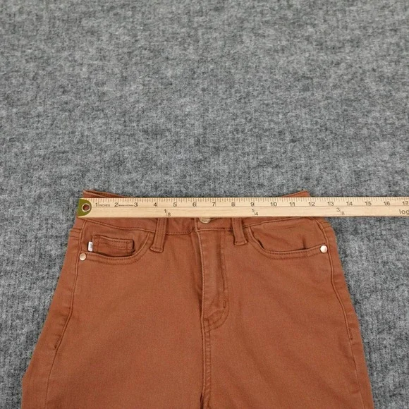 Judy Blue Slim Fit Jeans Womens 0/24 Brown Stretch Denim Pants JB88105BR Casual - Picture 13 of 15